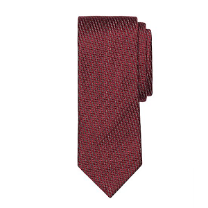 Tonal Squares Tie - Burgundy